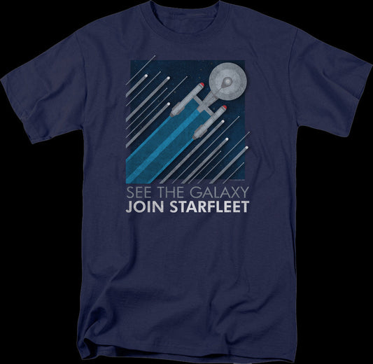 See The Galaxy Join Starfleet Star Trek T-Shirt