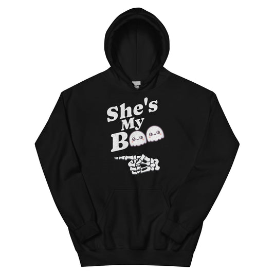 She's My Boo Halloween Unisex Pullover Hoodie