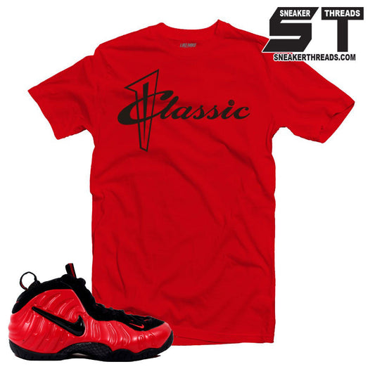 Foamposite Pro Varsity Red Classic Shirt