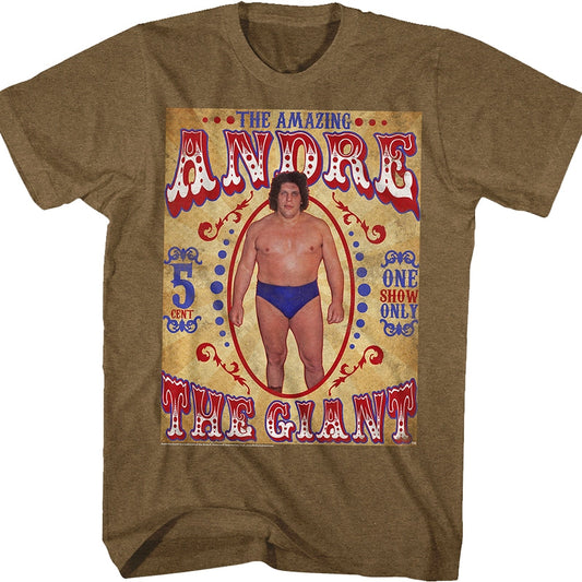 Sideshow Poster Andre The Giant T-Shirt