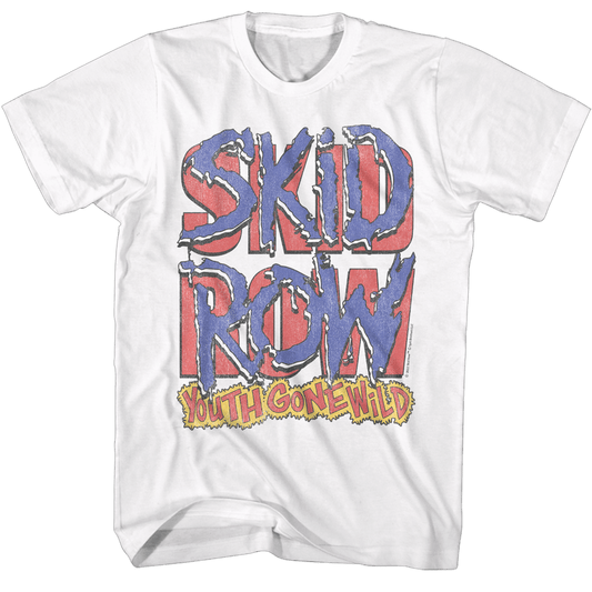 Skid Row Youth Gone Wild White T-Shirt