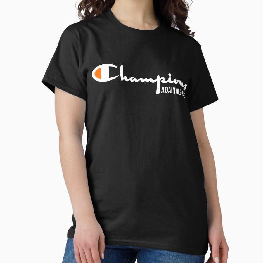 Champions Again Ole Ole (Glasgow Celtic Champions) Classic T-Shirt