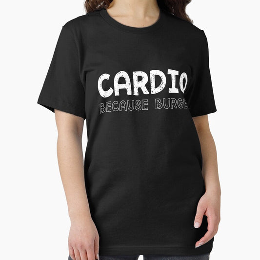 Cardio Because Burger Essential T Shirt