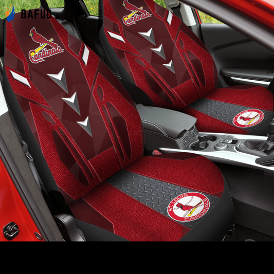 St Louis Cardinals 2 Car Seat Covers for Fan Gifts G95 - Bafud