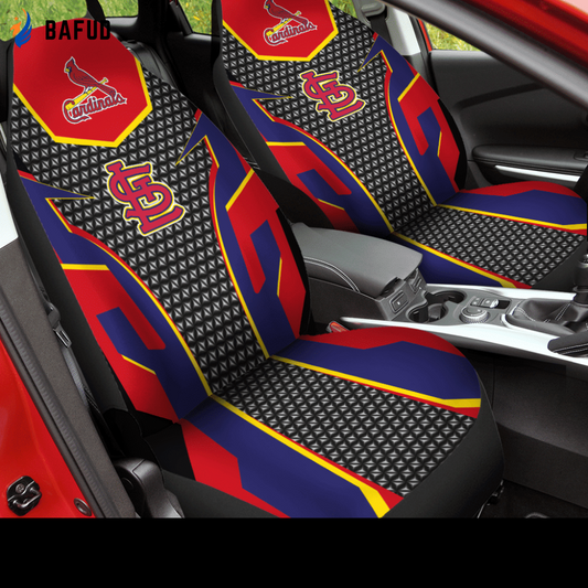St Louis Cardinals Car Seat Covers for Fan Gifts CH - Bafud