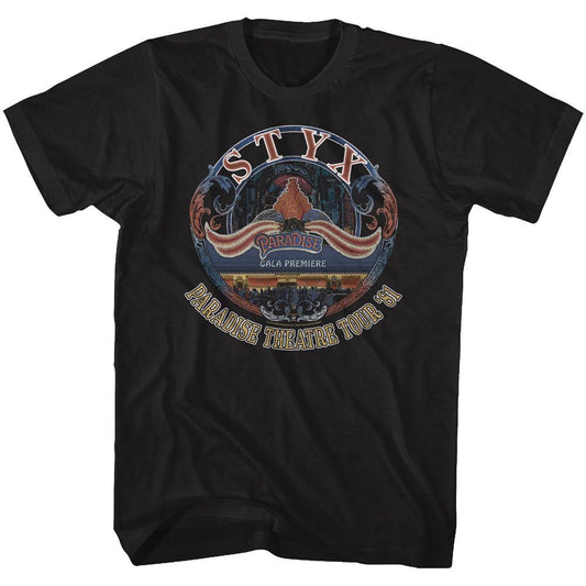 Styx Paradise Theater 81 Tour Black T-Shirt