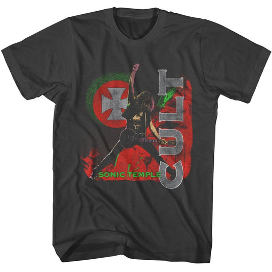 The Cult Grey Distressed T-shirt
