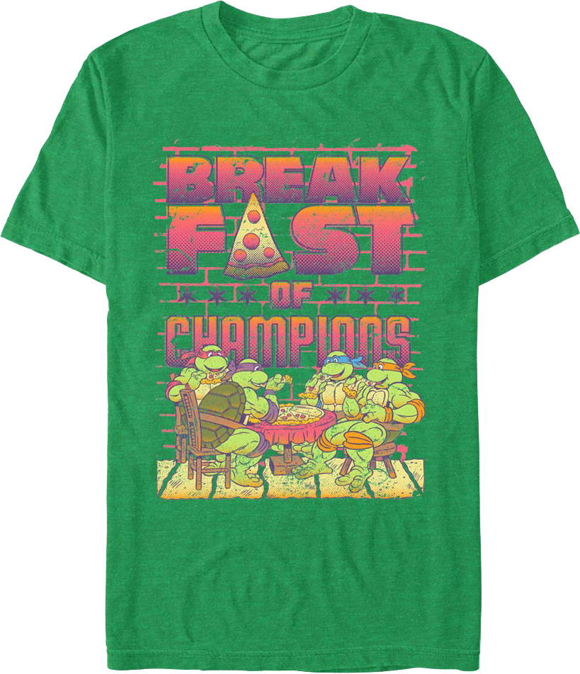 Breakfast Of Champions Teenage Mutant Ninja Turtles T-Shirt