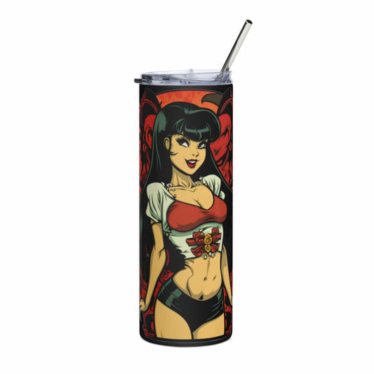 Vampi Bombshell Pin Up 20oz Stainless Steel Tumbler