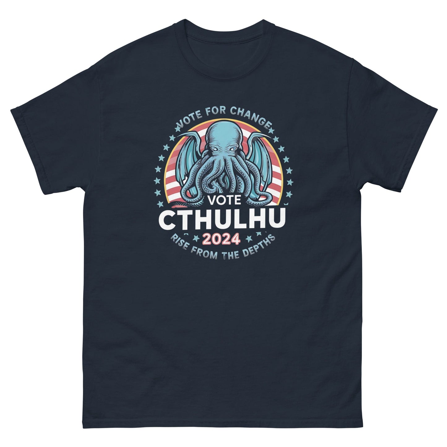 Vote Cthulhu 2024 Rise from the Depths T-Shirt