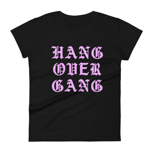 Womens "HOG" Pink Classic T-Shirt