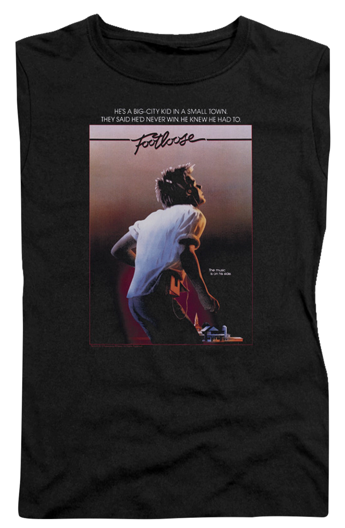 Ladies Footloose Poster T-Shirt