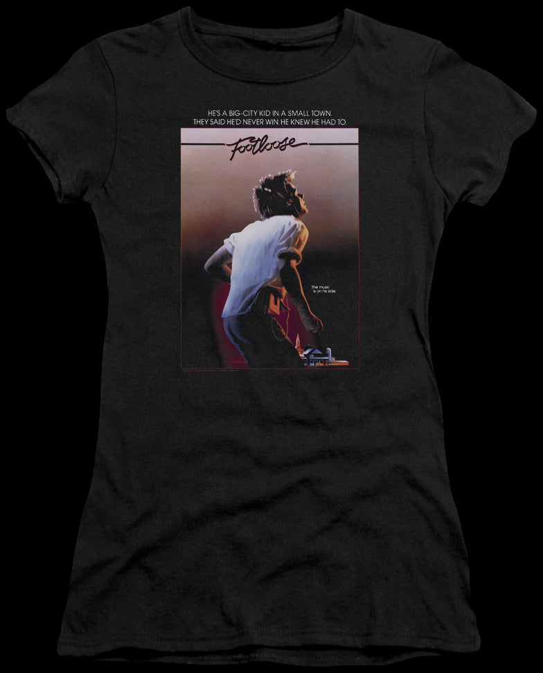 Ladies Footloose Poster T-Shirt