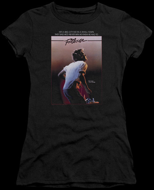 Ladies Footloose Poster T-Shirt
