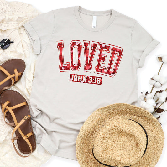 Loved John 3:16 Tee